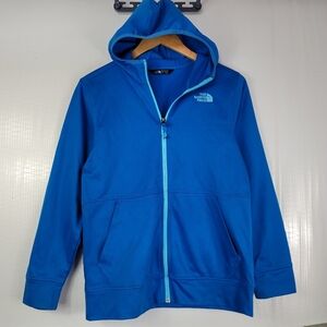 The North Face hoodie Pullover Sweatshirt Blue Sz L 14/16 boys